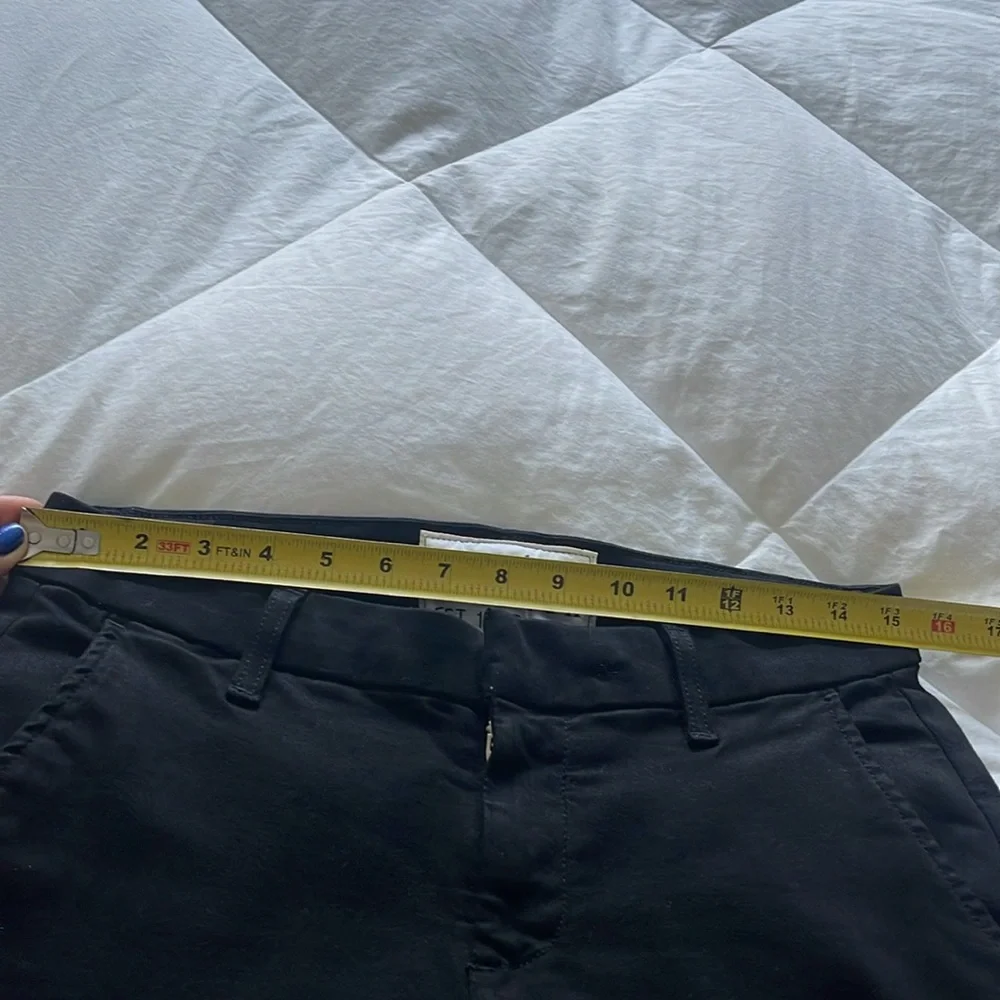 FRANK & EILEEN WICKLOW The Italian Chino ITALIAN PERFORMANCE TWILL in Black Sz 6 - Picture 16 of 17